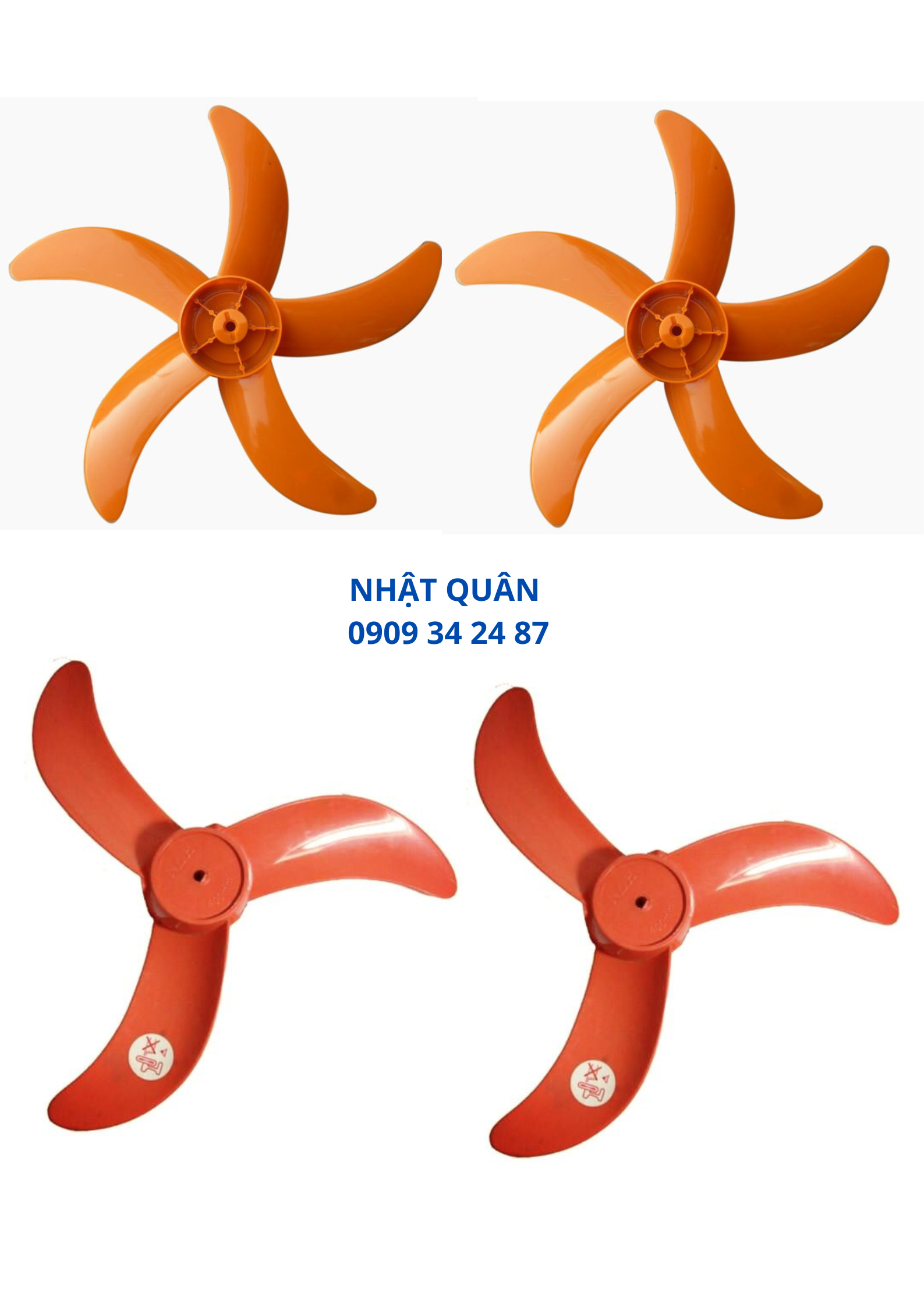 Cánh quạt cam - cánh nhọn (3 cánh, 5 cánh)