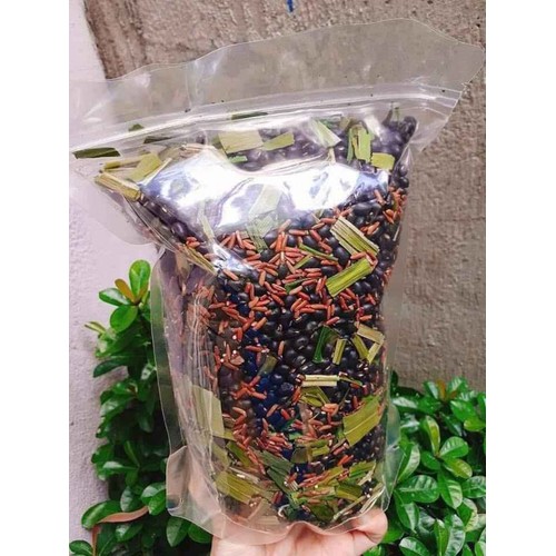 [HCM]Trà đậu đen xanh lòng gao lứt lá dứa 500g