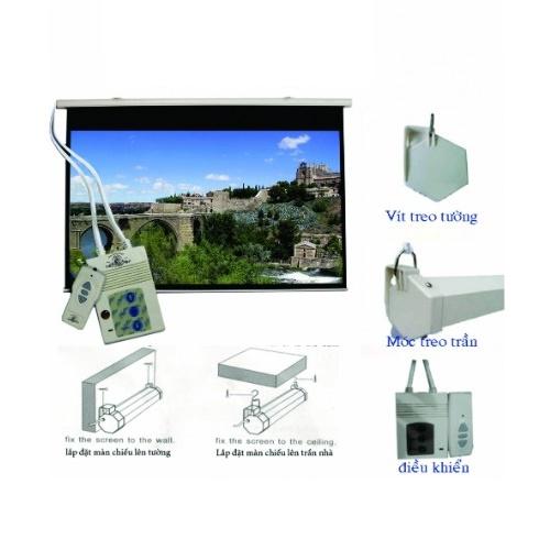 Màn chiếu điện treo tường 1m5 (84 inch)