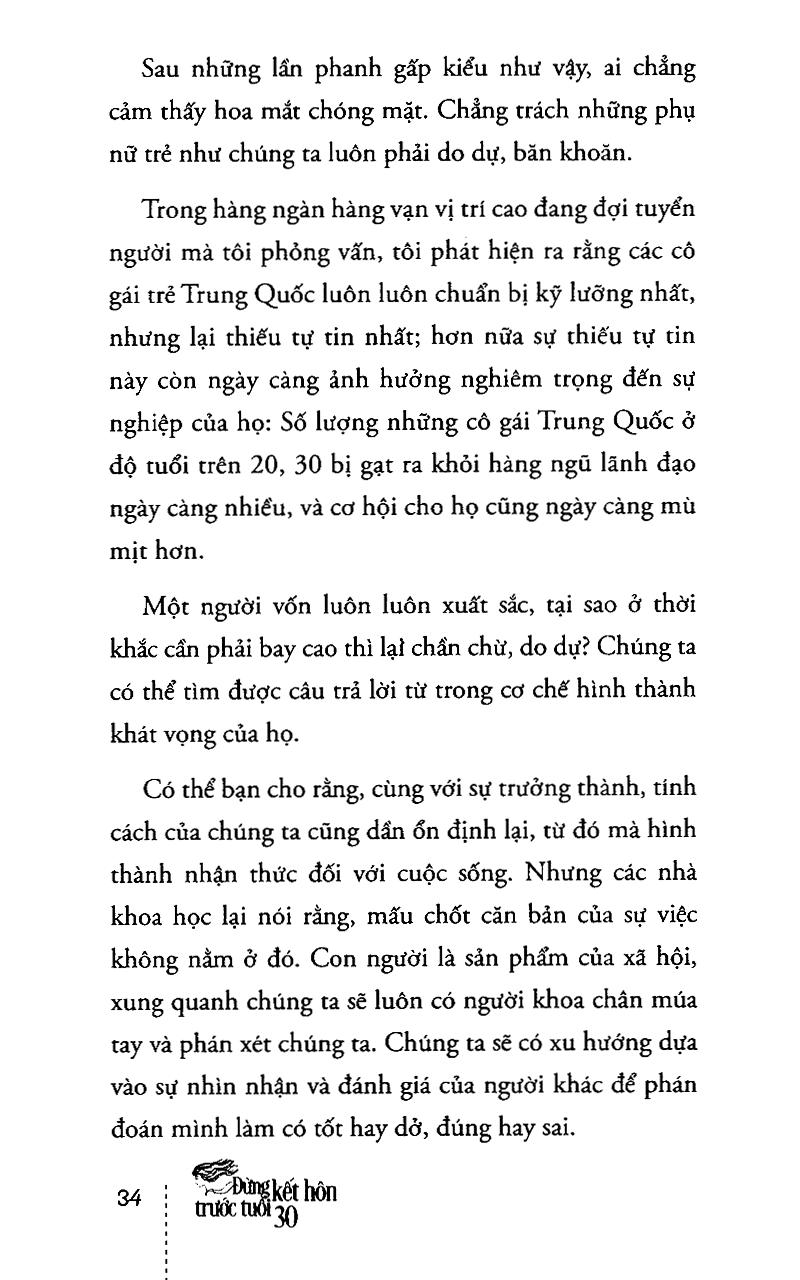 Sách - Đừng Kết Hôn Tuổi 30