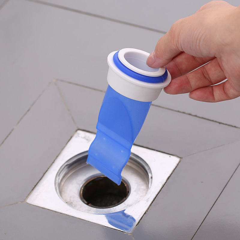Anti-odor silicone deodorant floor drain cover prevent bacteria overflow, prevent toilet odor, effectively drain