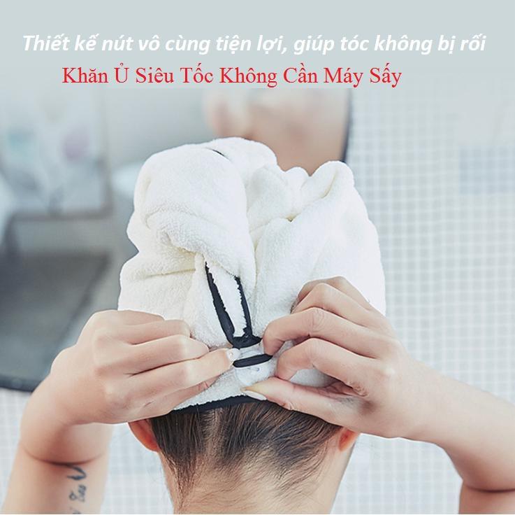 [HCM]Khăn Quấn Ủ Tóc Siêu Tốc