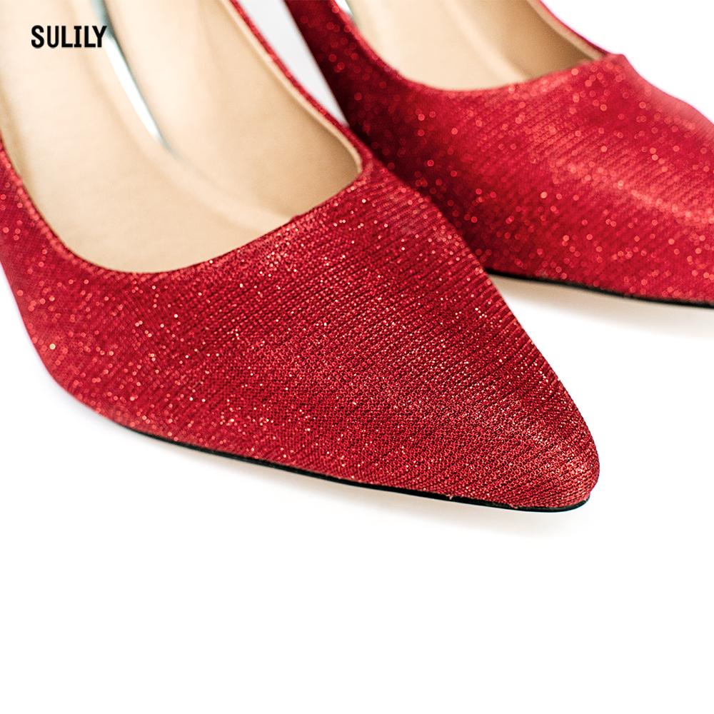 Giày Cao Gót Kim Tuyến Sulily