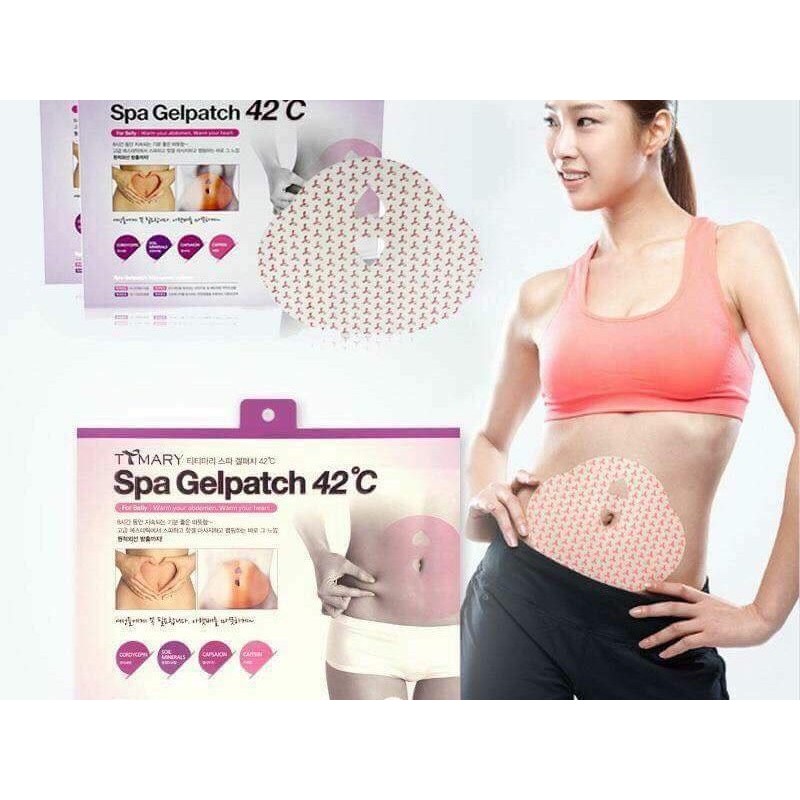 Hộp 5 Miếng Dán Tan Mỡ Bụng Spa Gelpatch Hàn quốc