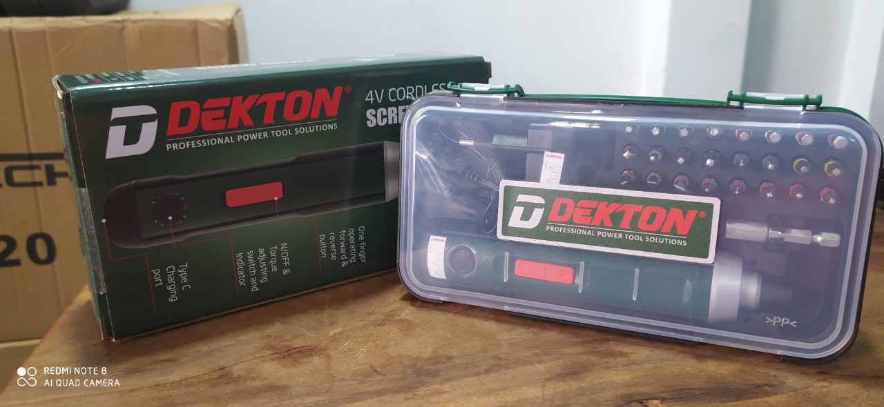 Máy Vặn Vít Dùng Pin 4V Mini Dekton DK-CV0501