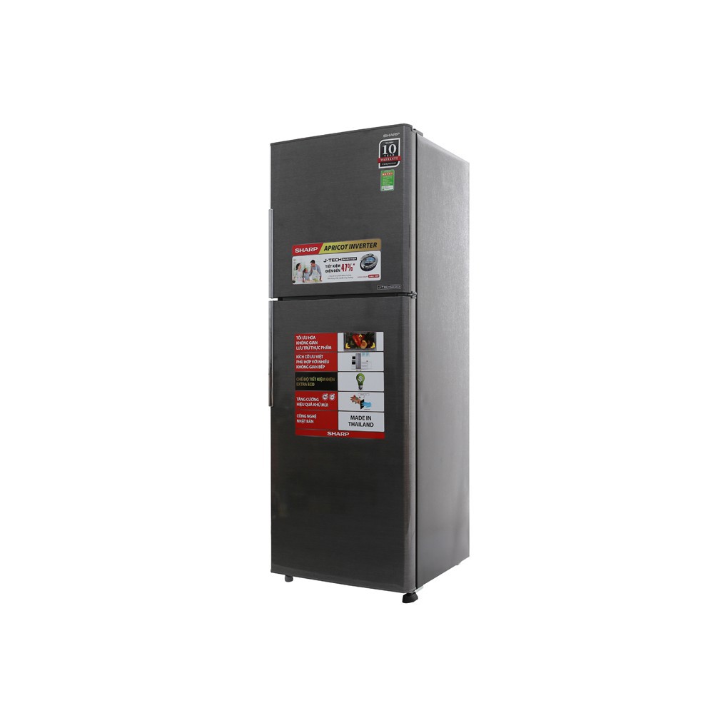 [Trả góp 0%]Tủ lạnh Sharp Inverter 314 lít (Hàng chính hãng bảo hành 12 tháng) SJ-X316E-SL/DS