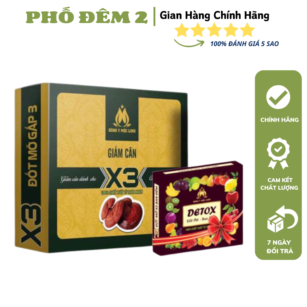 [HCM]Giảm Cân Slim X3 + Tặng 1 Đốt Mở