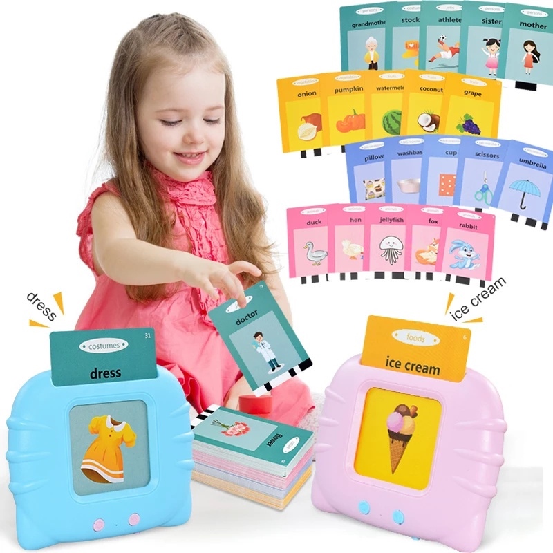 Early Education Pronunciation Speaking Learning Card Machine Portable