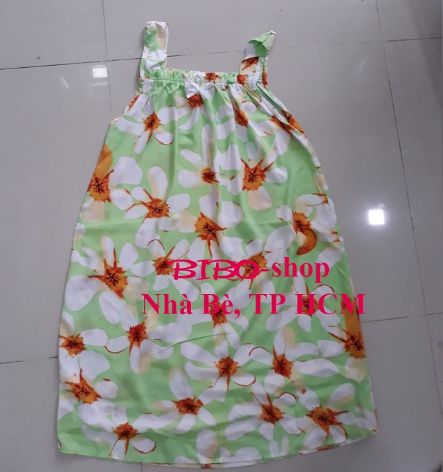 Đầm mặc nhà vải tole (2 dây)