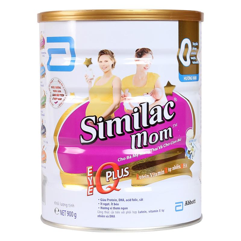 Sữa bột ABBOTT Similac Mom IQ Plus 900g.
