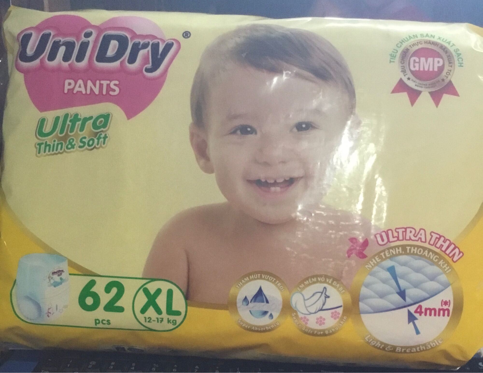 Sỉ- tã quần unidry xl62 siêu mỏng ultra thin - mẫu mới nhất - date luôn mới