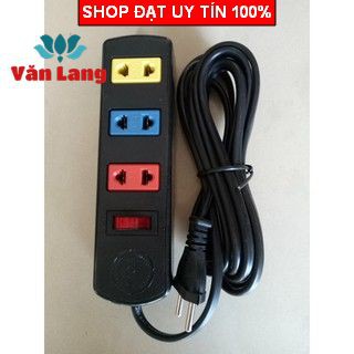 Ổ cắm Lioa loại 3m và 5m có 3 ổ cắm hai chấu