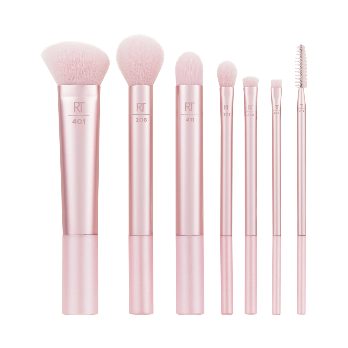 Brush Set of 7 Rt Real Techniques Limited Edition Light up the Night Brush Set