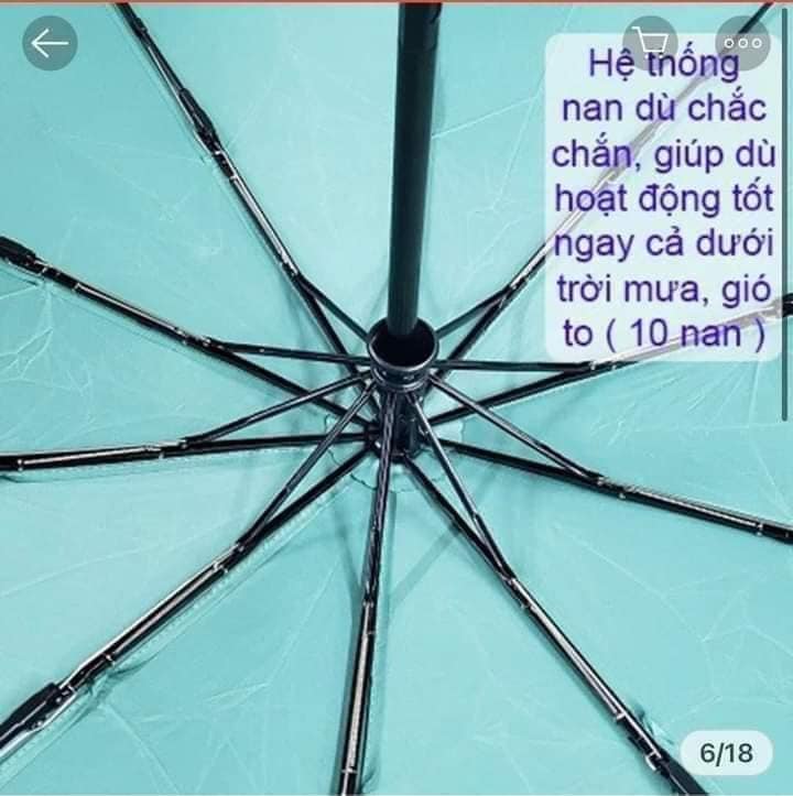 Ô dù tự động gấp gọn mẫu mới