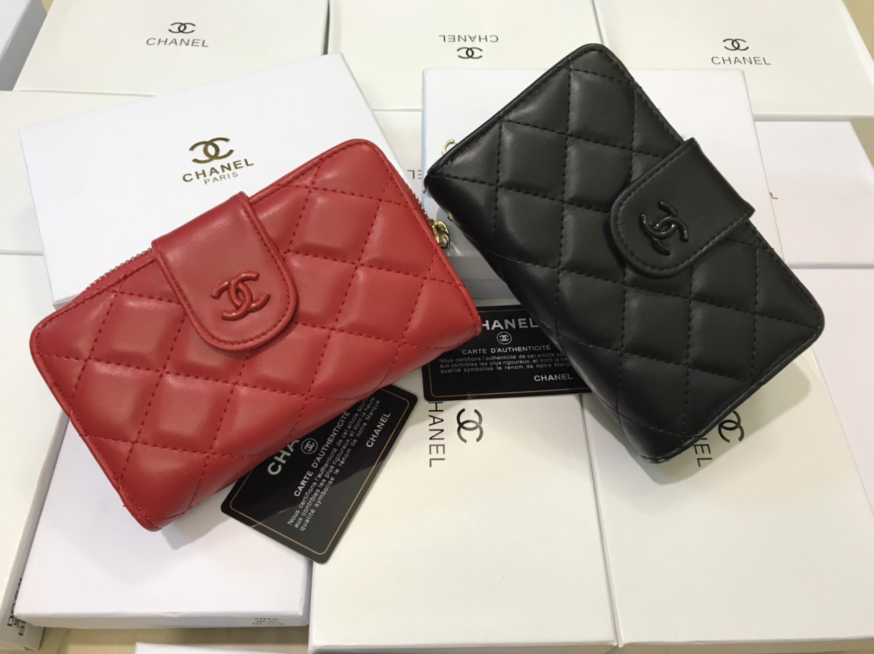 Ví nữ C-N trần trám hàng cao cấp full box