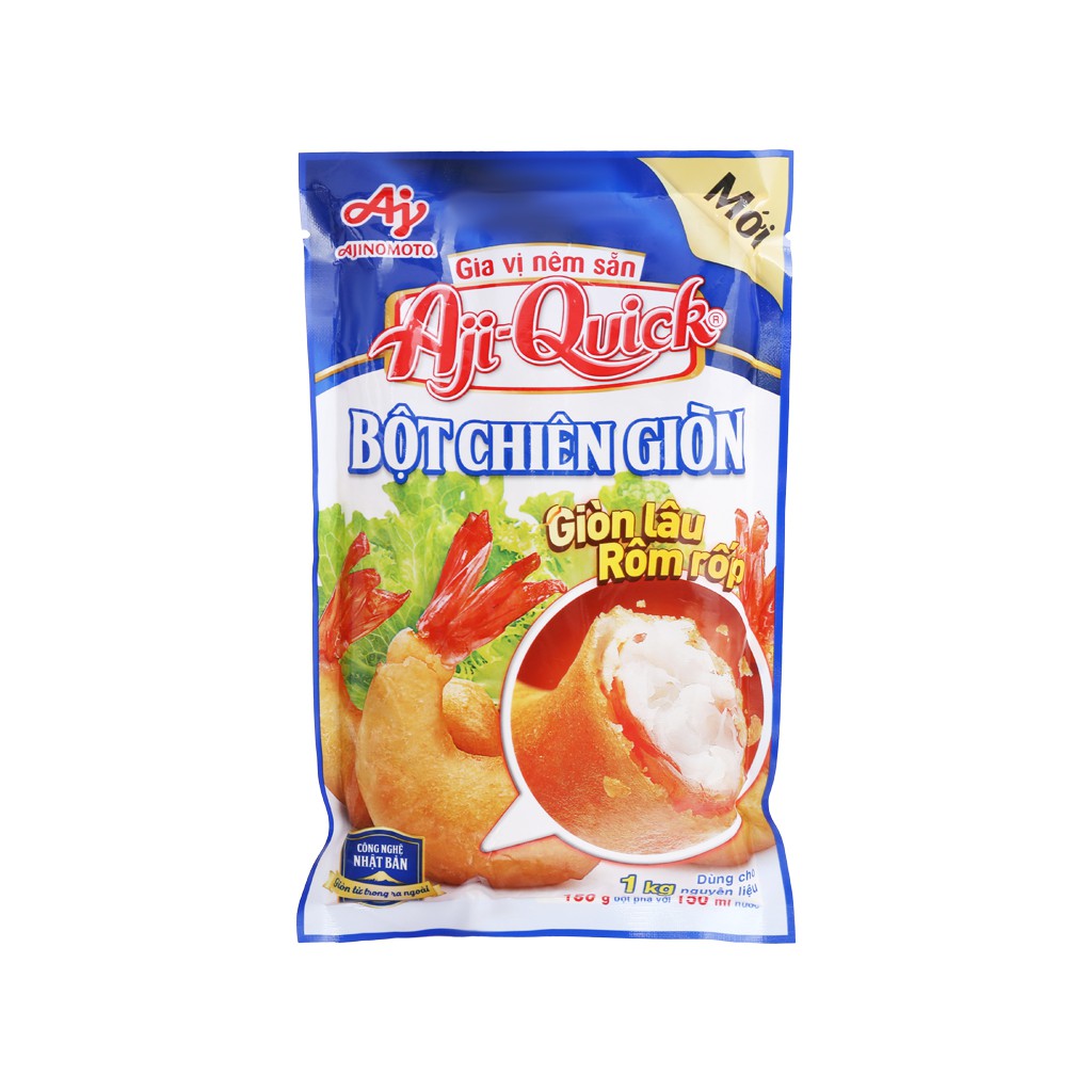 Bột Chiên Giòn AjiquickQuick Đỏ