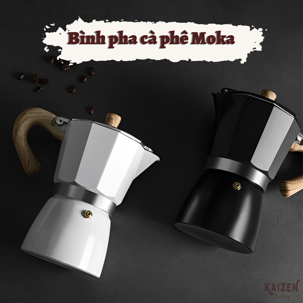 Bình pha cà phê Moka Pot 300ml - Kaizen Coffee