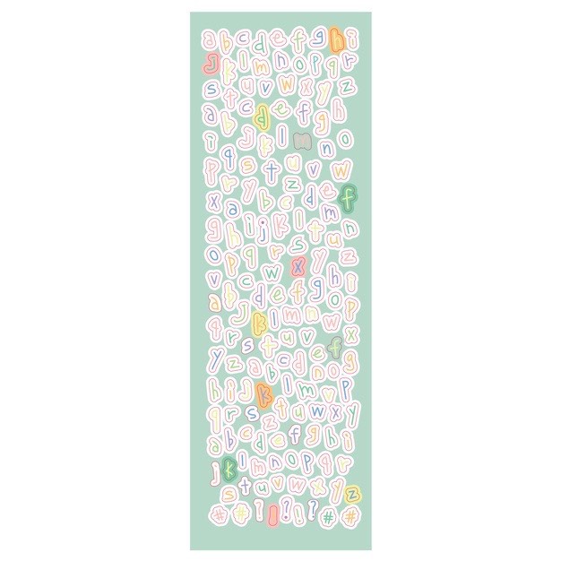 Sticker chữ cái - alphabet stickers