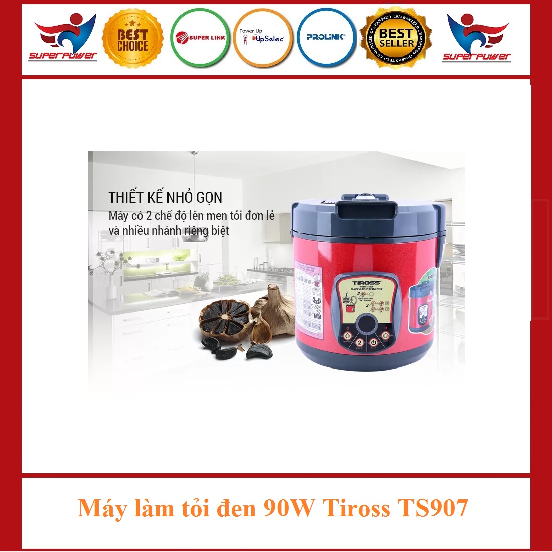 Máy làm tỏi đen tiross TS904, TS906, TS907,TS908