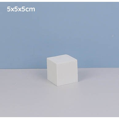 Khối hình học Trắng nhiều kích thước dùng chụp ảnh sản phẩm