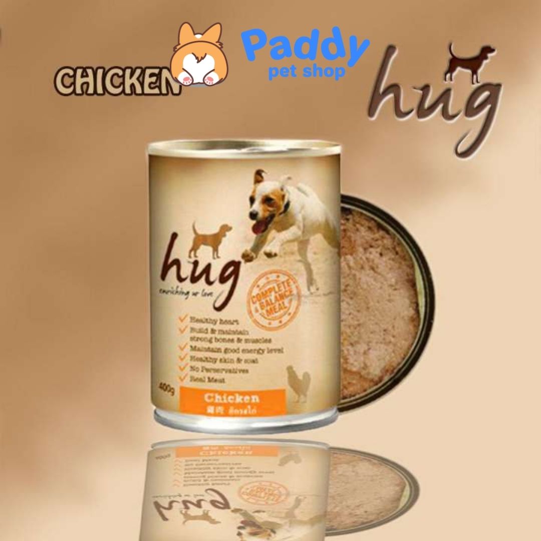 [HCM]Pate Hug Nhiều Vị Thơm Ngon Cho Chó Mọi Lứa Tuổi (Lon 400g)