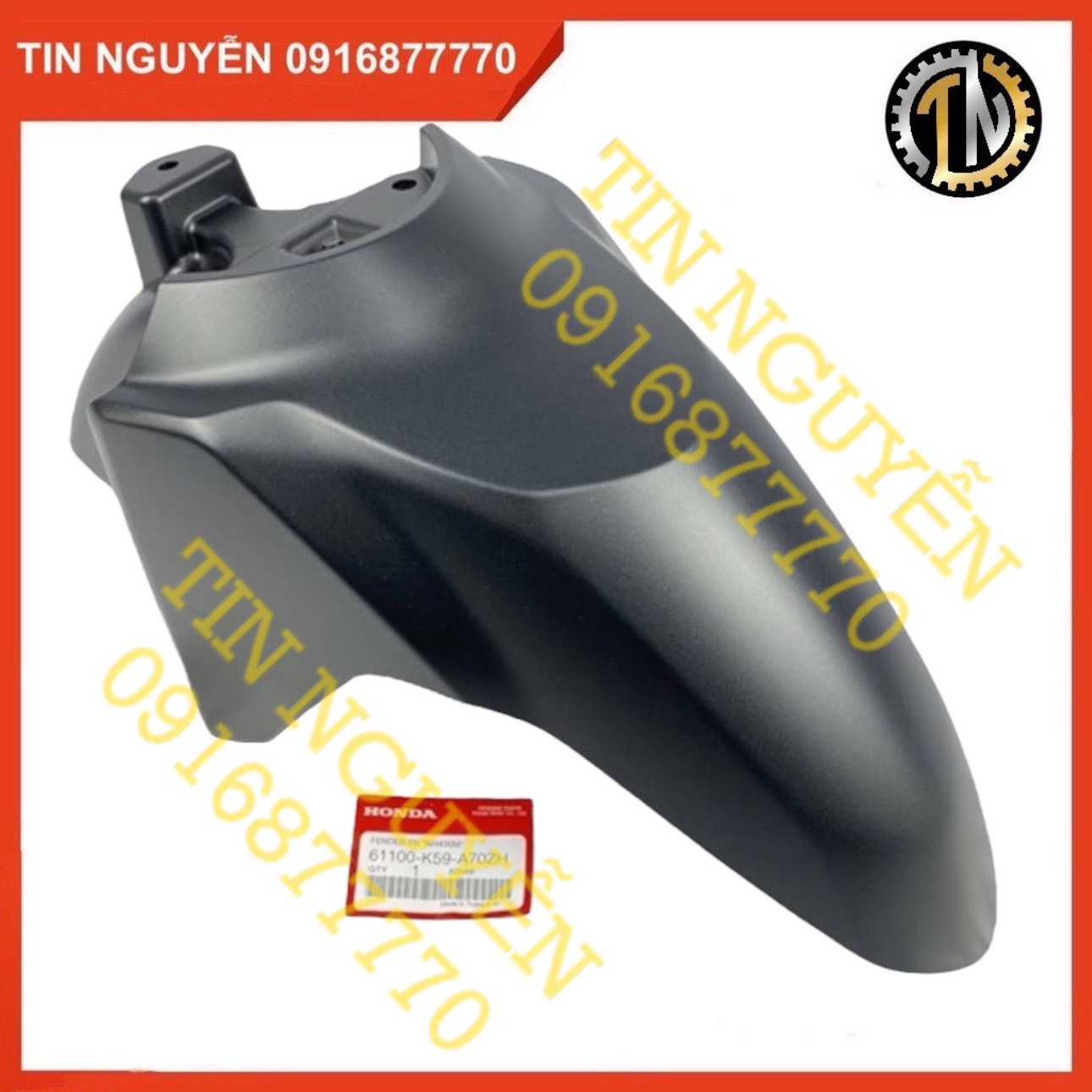 Dè trước Vario Click đen nhám 2018 - nay chính hãng Honda