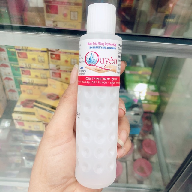 Nước rửa móng tay cao cấp loại 10k