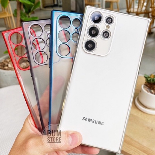 Ốp lưng dẻo viền vuông samsung galaxy s22 ultra / s22 plus / s21 ultra / s21 plus / s21 fe