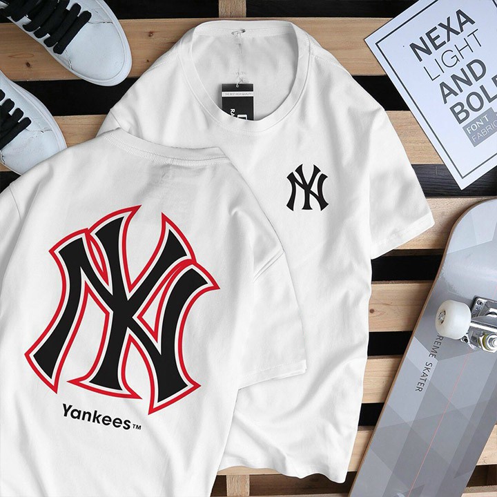 Áo thun nam tay ngắn ny siêu đẹp | áo phông ny yankees unisex nam nữ at106