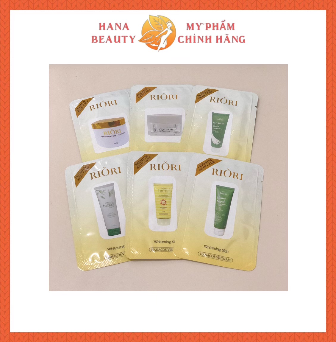 Gói test Dùng Thử Sản Phẩm RIORI HANA (Combo hoặc tuỳ chọn) 1.5g