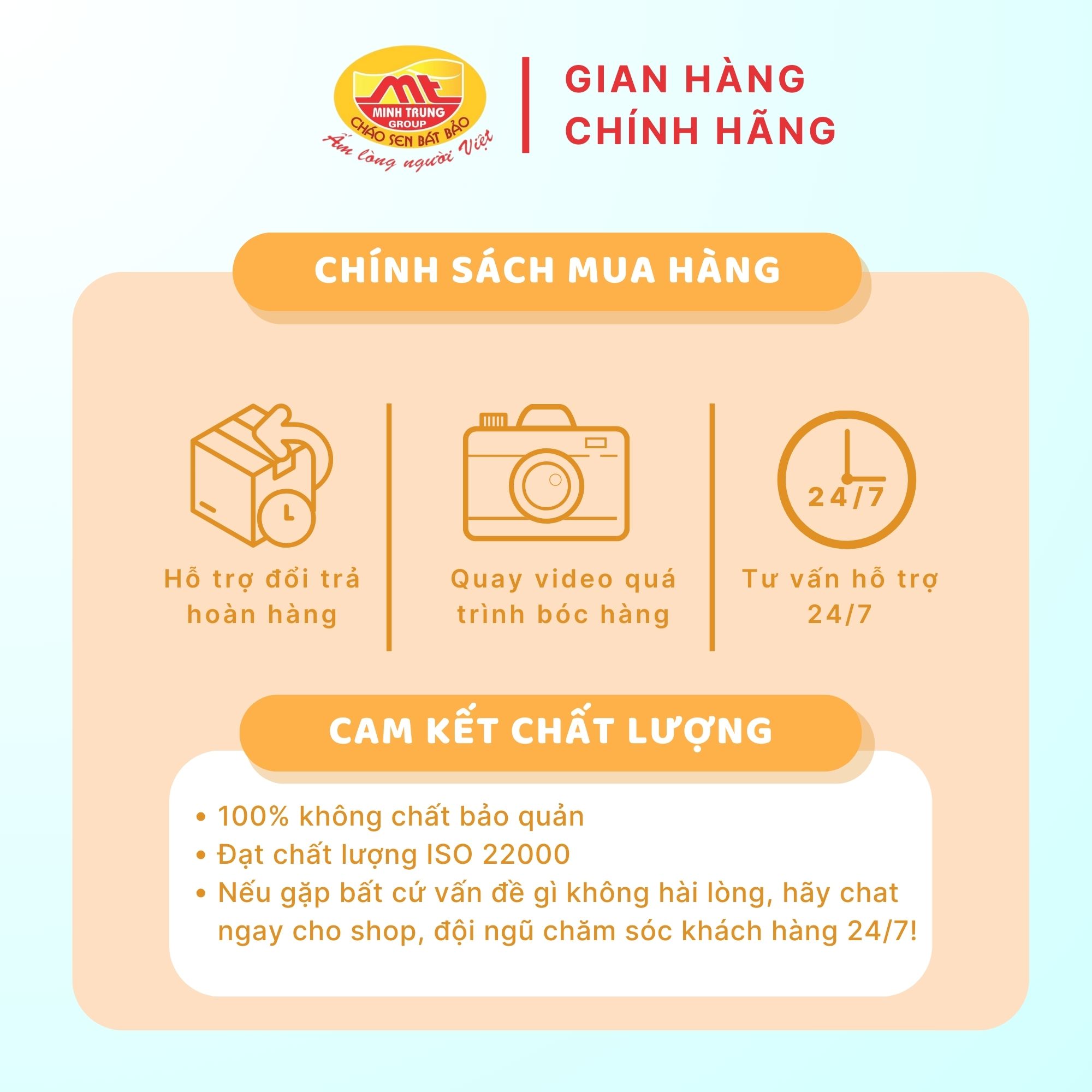 Minh Trung Lotus and Longan Tea 365g - Lotus and Longan Tea 6 (Combo of 6 Cans)