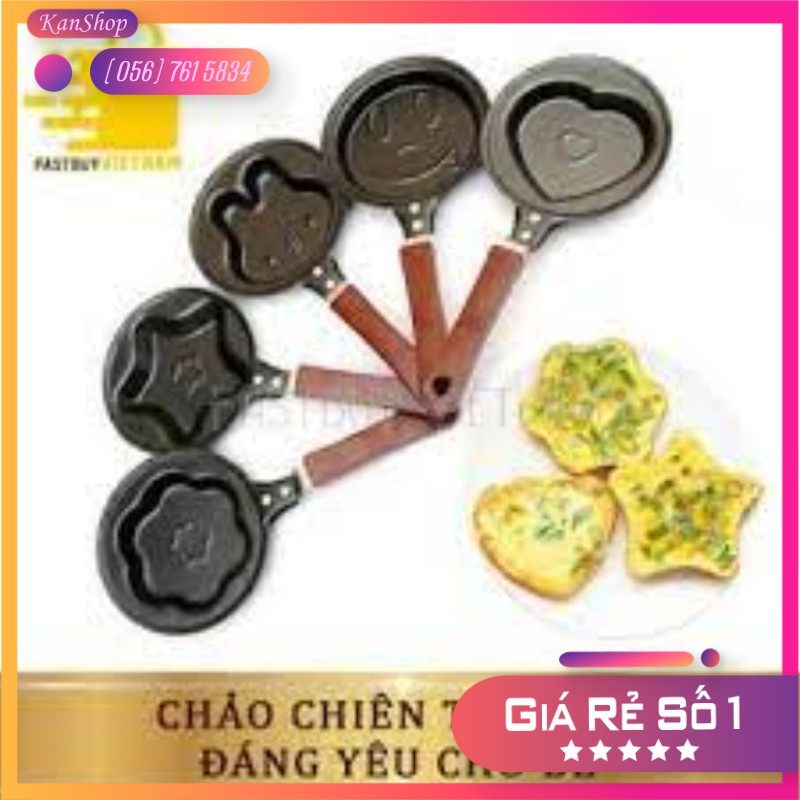 Chảo chiên trứng mini hình thú- nhiều hình