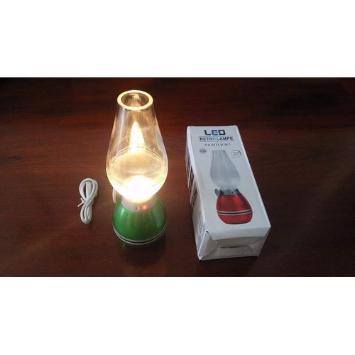 Đèn dầu led cảm ứng thổi tắt bật, đèn thần cảm ứng