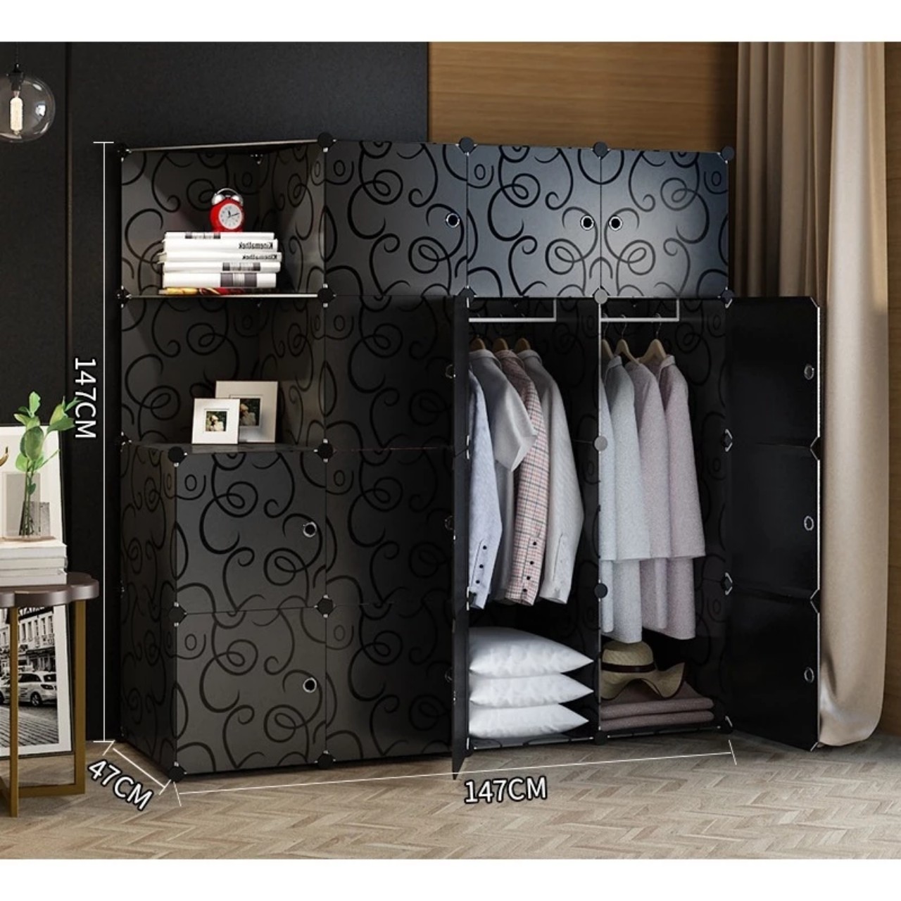 [HCM]Tủ Nhựa Ghép 16 Ngăn-14N2X
