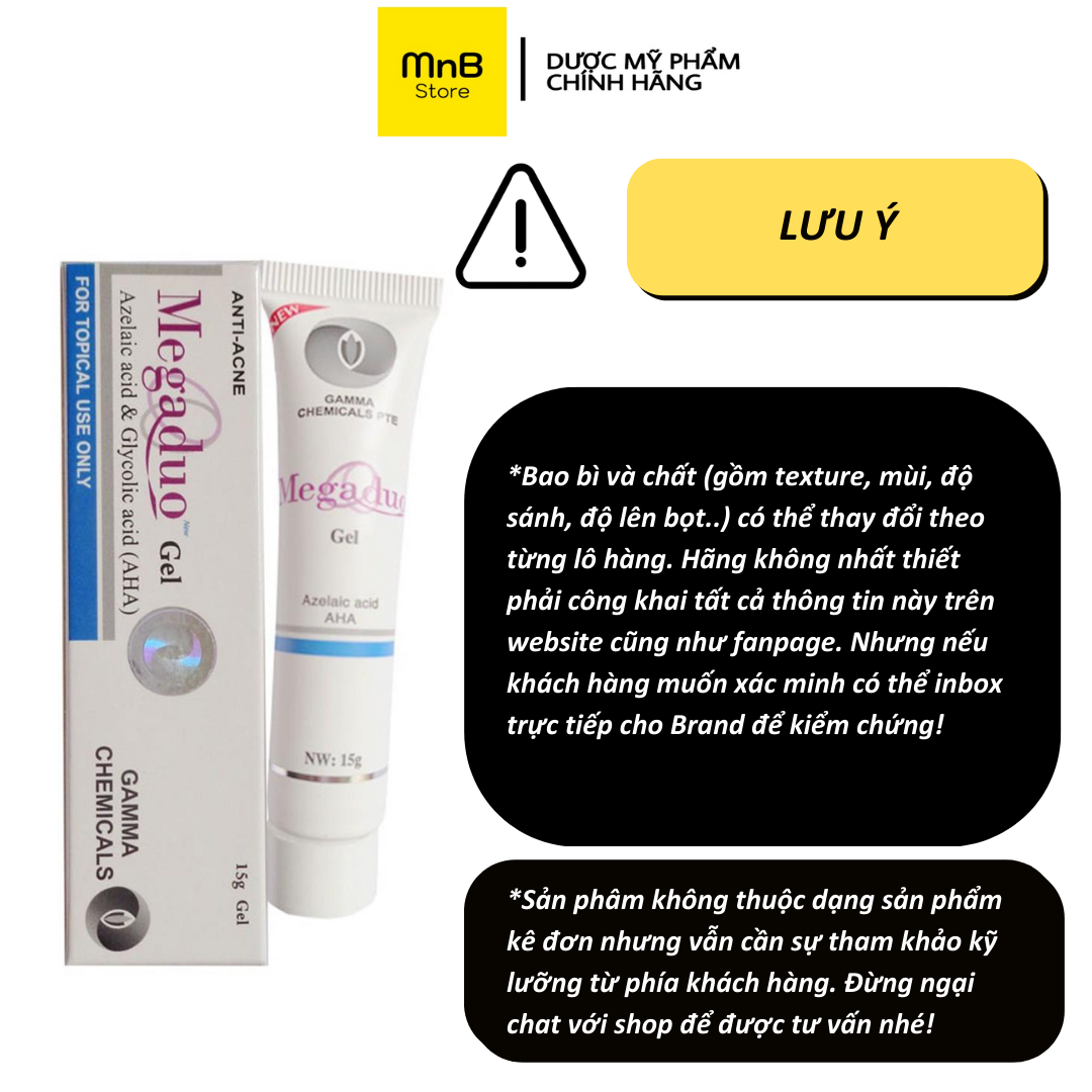 Megaduo Plus Gel (Retinal + Salicylic Acid + AHA) 15g