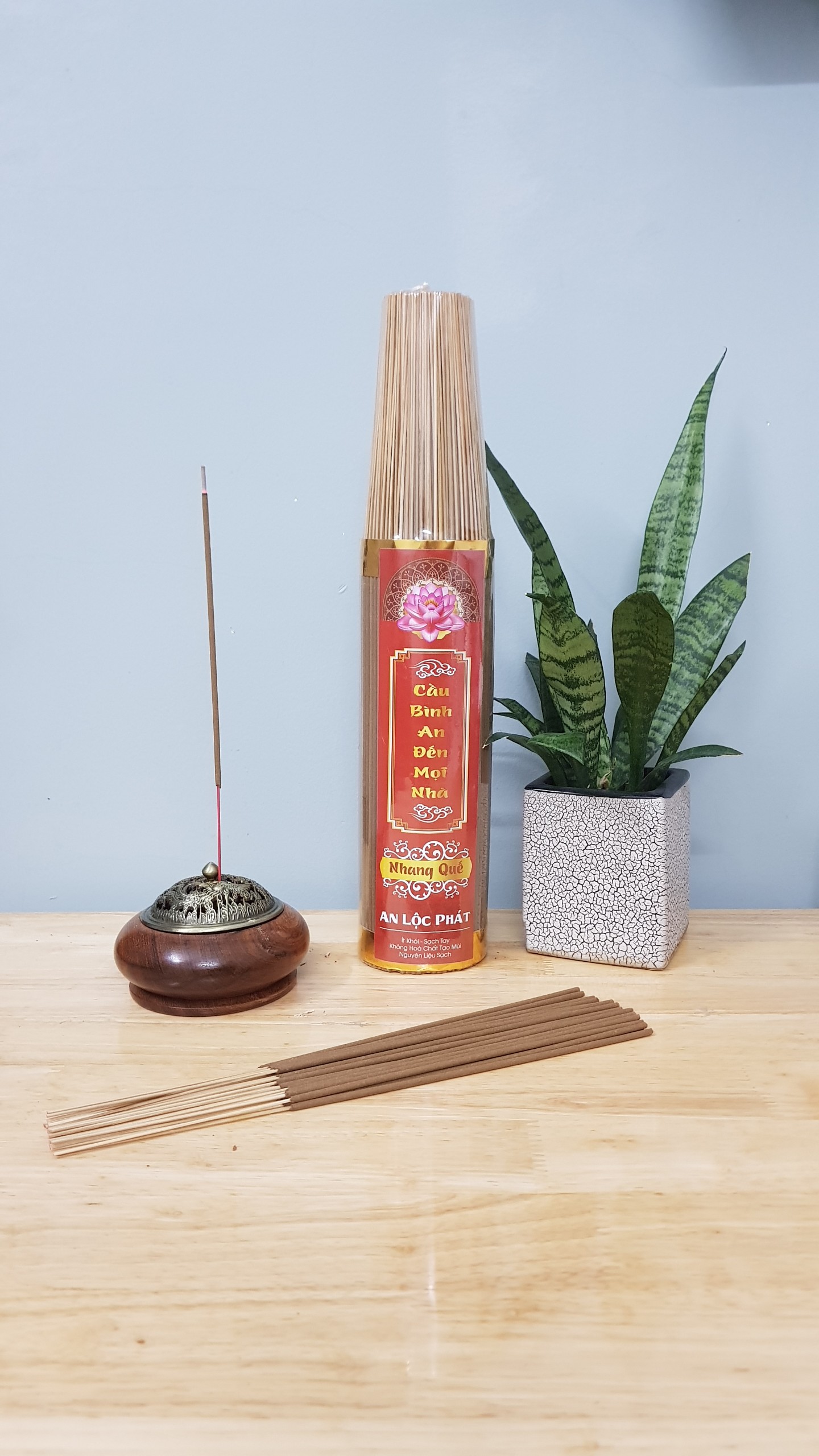 Nhang Quế Thơm Dịu Nhẹ - An Lộc Phát ( bó 500 cây )