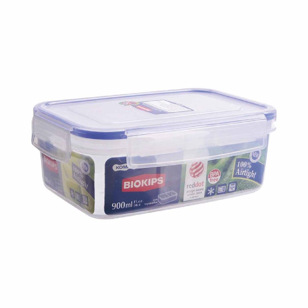 Hộp thực phẩm cao cấp Komax Hàn Quốc 900ml Nhựa PP, Silicon dùng lò vi sóng