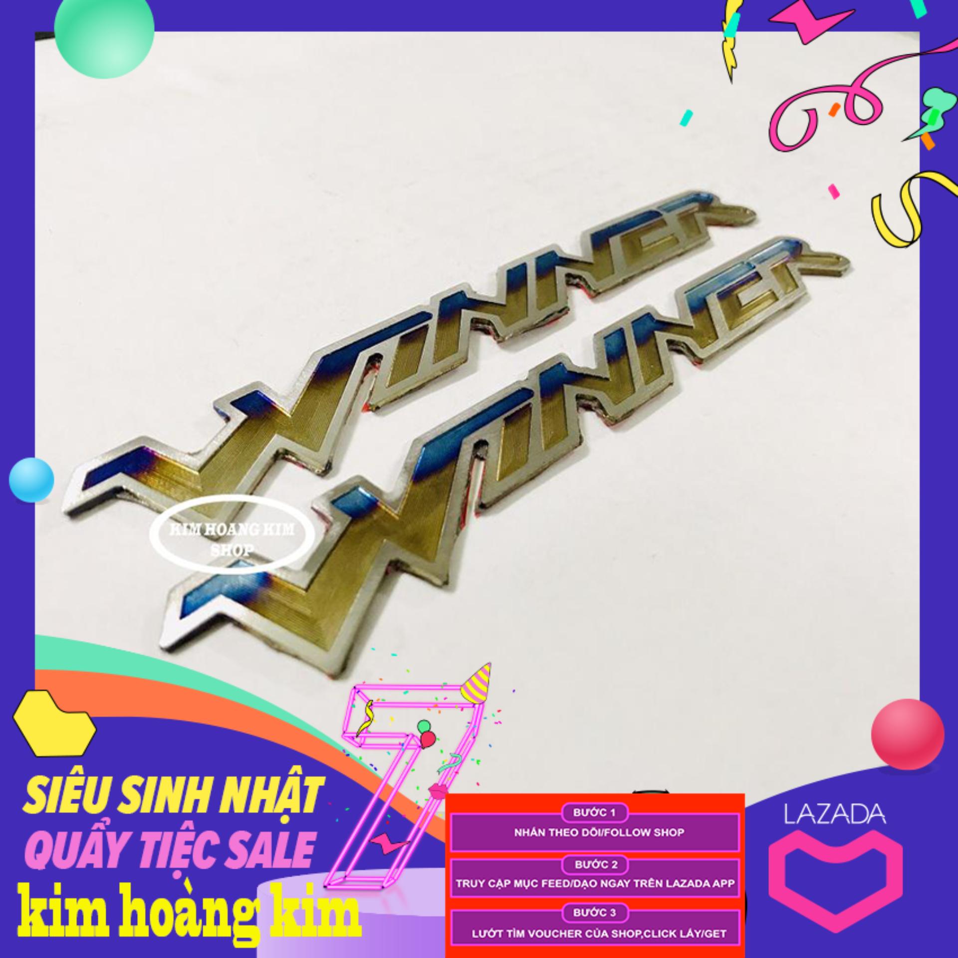 Bộ 2 tem Titanium WINNER (titan 100%)