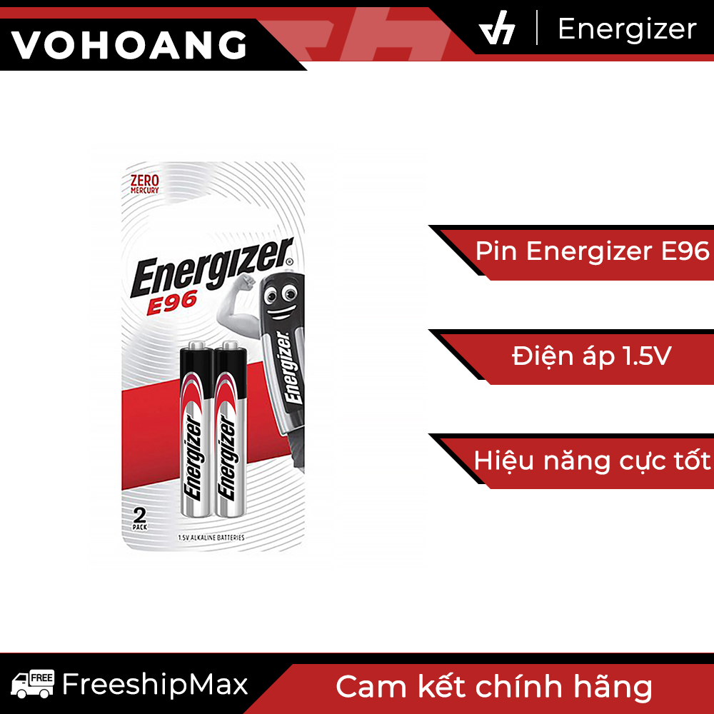 Bộ 2 pin Energizer AAAA E96 1.5V Alkaline