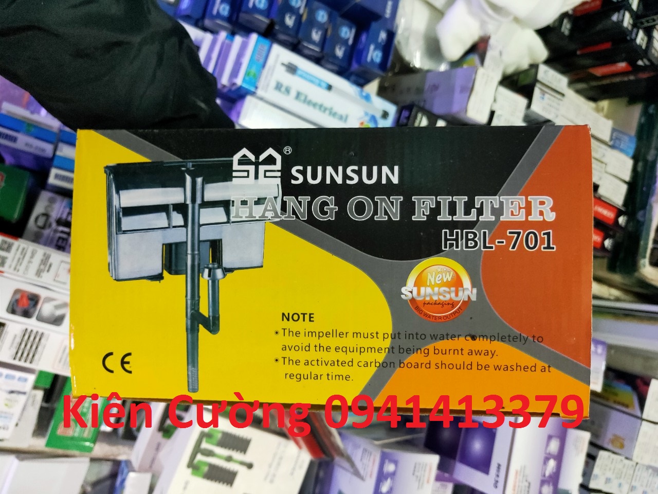 Máy lọc thác SunSun HBL-701 cho bể cá cảnh