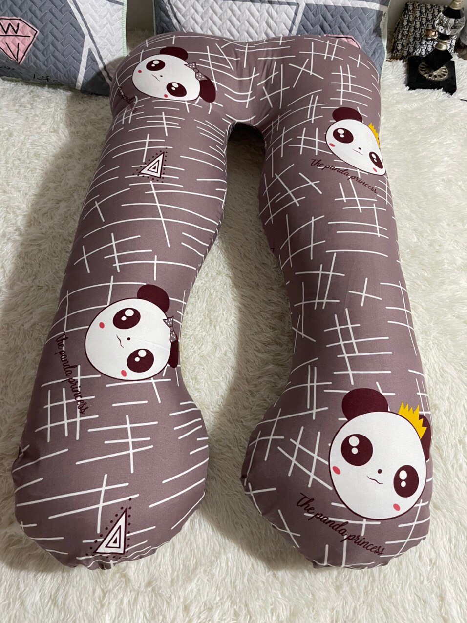 gối ôm chữ u cho bà bầu( hàng cotton)