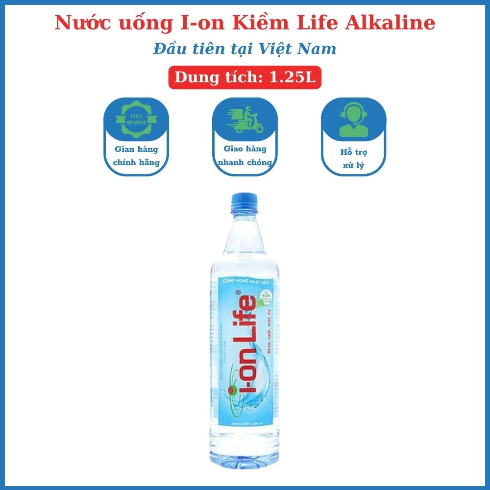 Freeship toàn quốc Nước uống I-on life kiềm ALkaline 1.25L số lượng 1 chai