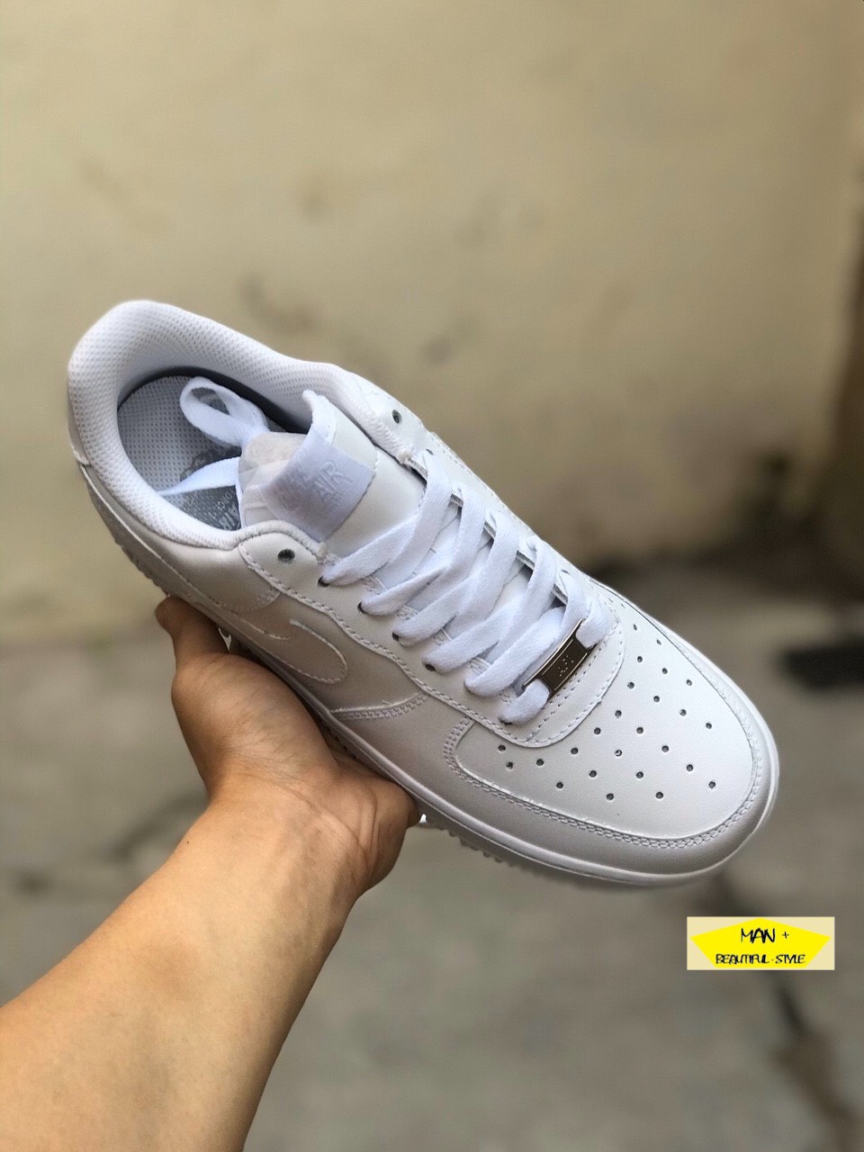 (GIẢM GIÁ CỰC SỐC) Giày thể thao sneaker AIR FORCE 1 shadow white