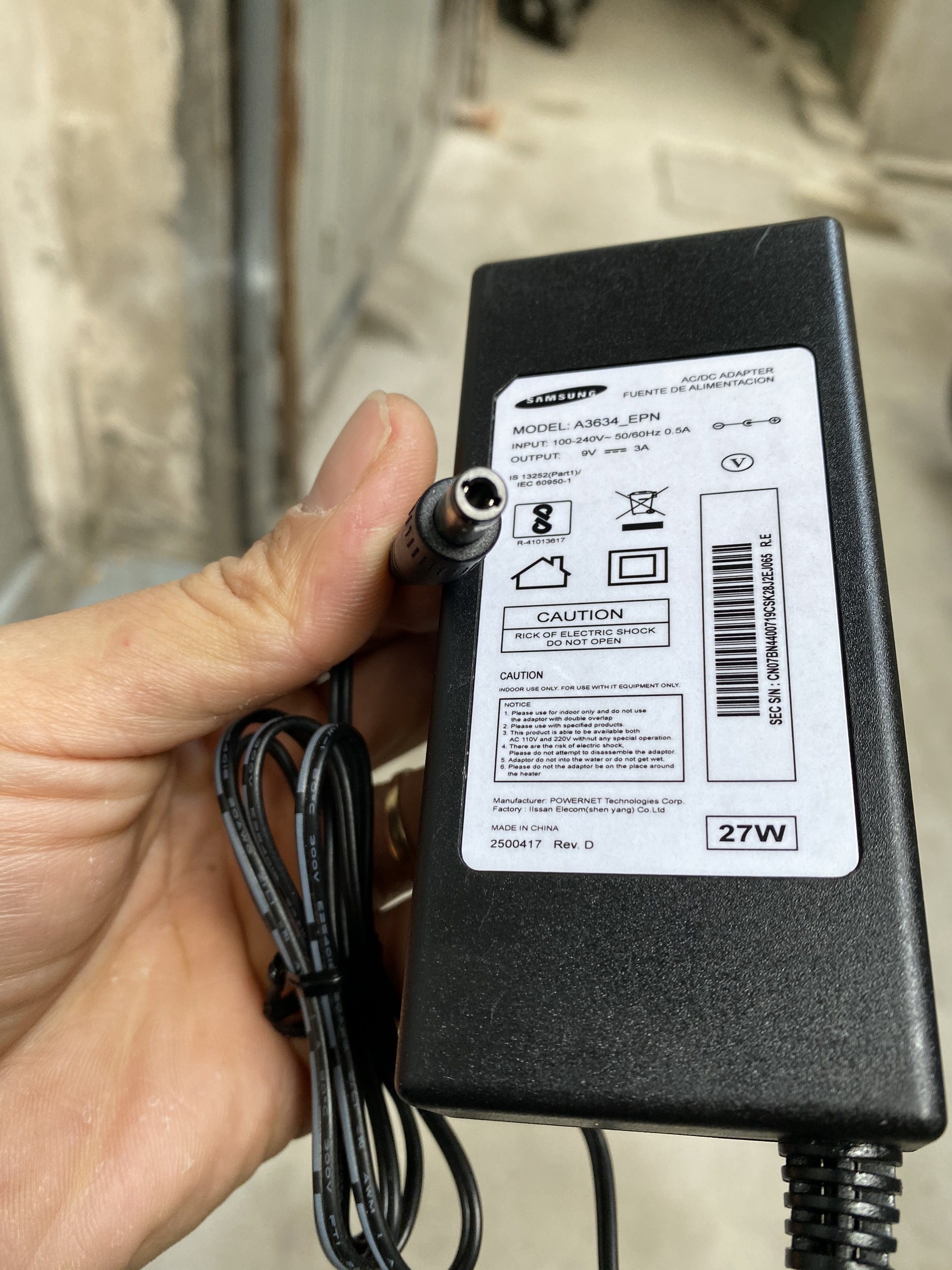 Adapter nguồn 9V 2A/3A hàng cao cấp