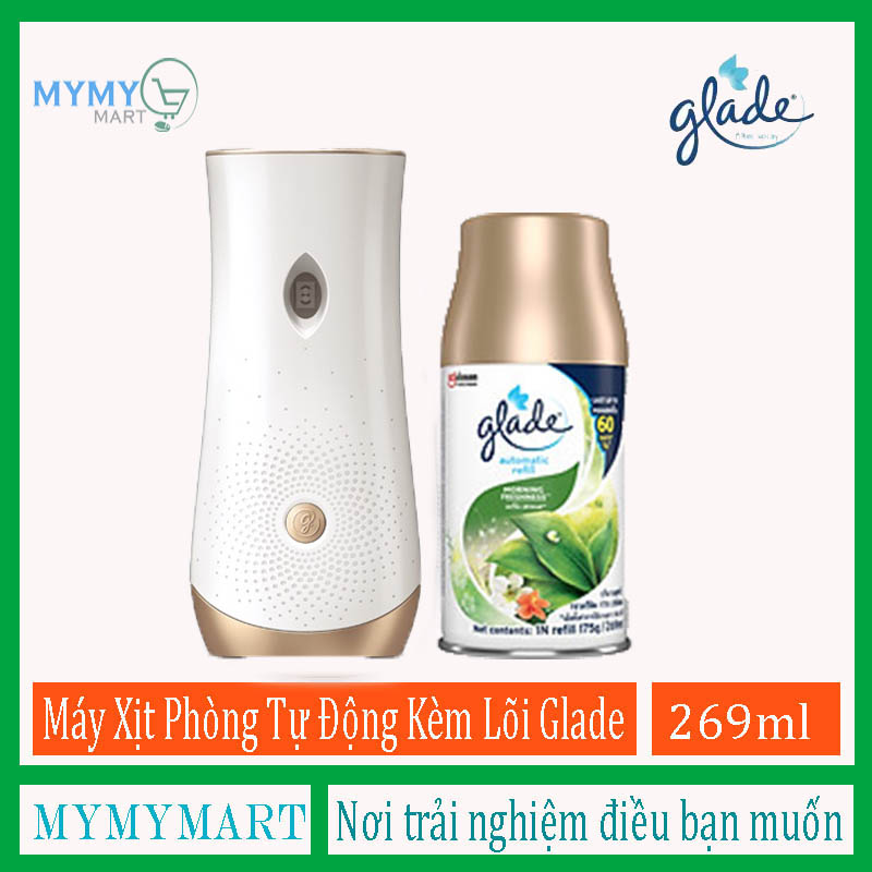 Máy Xịt Phòng Tự Động Glade (Máy+ Lõi 269ml)- Hương Sớm Mai