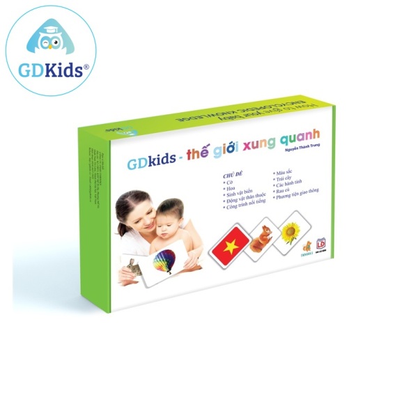 Thẻ học thông minh cho bé - Flashcard GlennDoman dạy bé thế giới xung quanh ( 100 thẻ ) - Có hỗ trợ giao án dạy