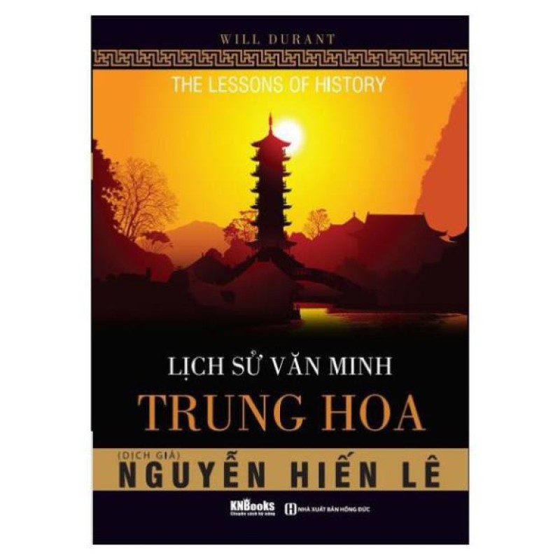 Sách - Lịch Sử Văn Minh Trung Hoa + Tặng Móc khóa gỗ