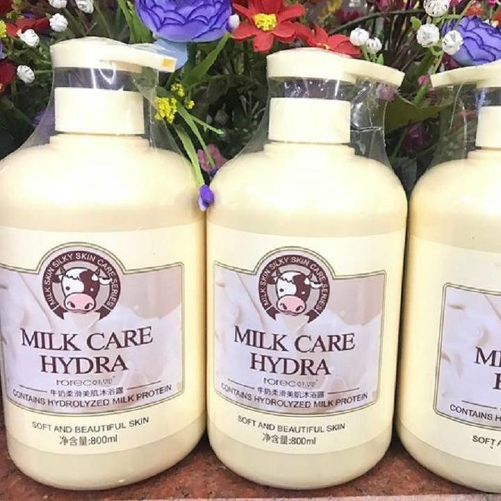 SỮA TẮM Con Bò MILK CARE HYDRA 800ML