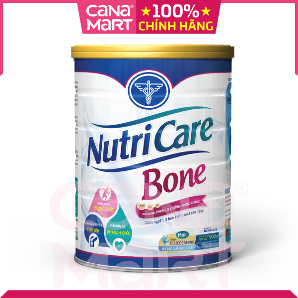 [Lon 900g] Sữa bột Nutricare Bone dinh dưỡng phòng chống loãng xương, cải thiện sụn khớp nhập khẩu