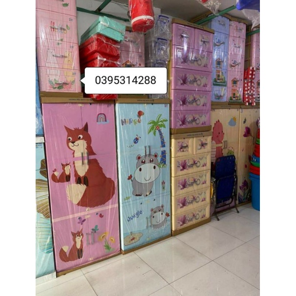 Tủ royal 2 tầng nhựa qui phúc